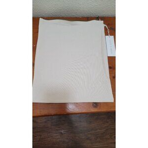 NEW Cozy Earth Cream Zippered Pouch Bag Soft‎ Bamboo Blend Size 14.5 x 11.5
